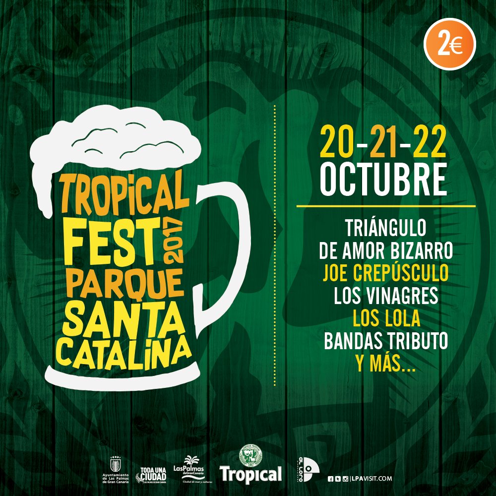 Tropical Bierfest in Las Palmas de Gran Canaria und 8 Kreuzfahrtschiffe erwartet