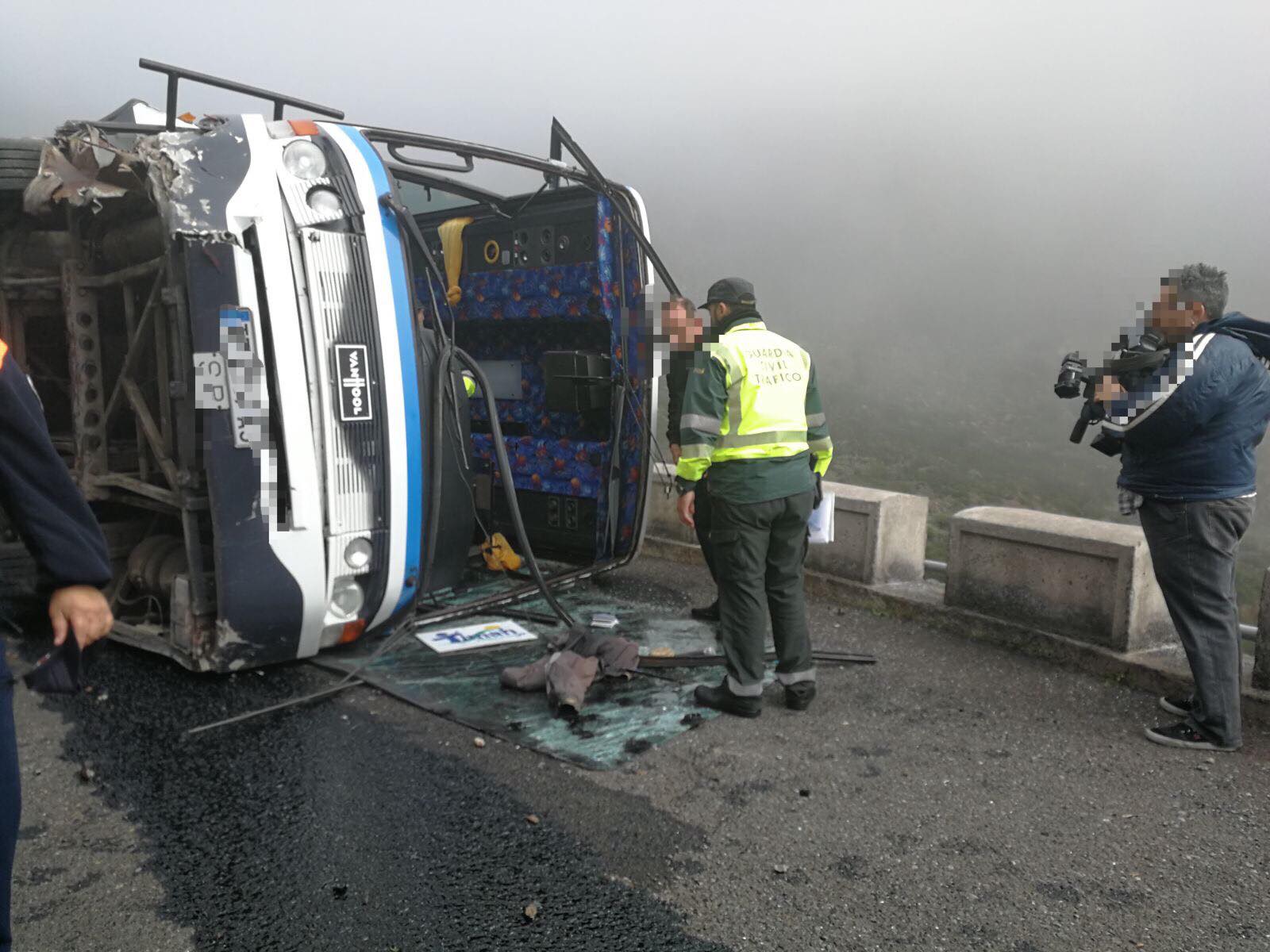 La Gomera – Bus umgekippt – 2 Verletzte