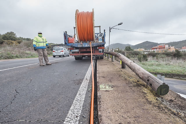 Glasfaser-Datenring auf Teneriffa wird bis Sommer vollendet