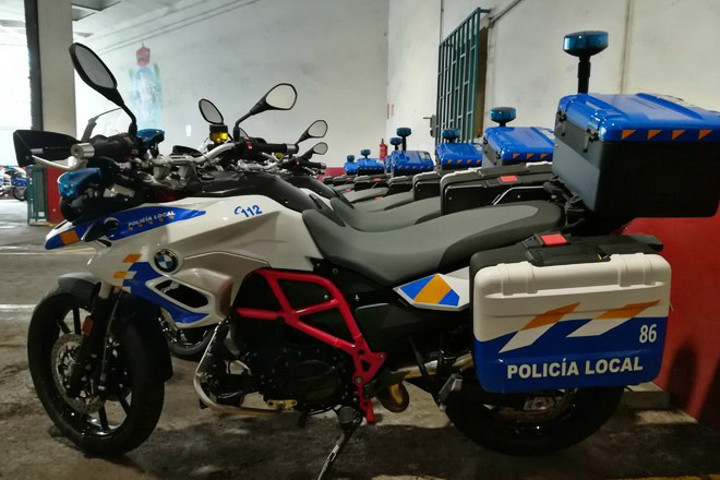 Neue BWM-Motorräder für Policia Local in Santa Cruz de Tenerife