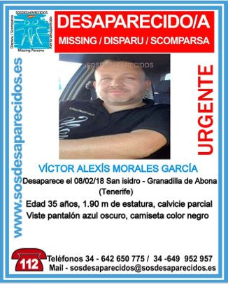 Leiche auf Baustelle in Amarilla Golf als Víctor Alexis Morales García identifiziert