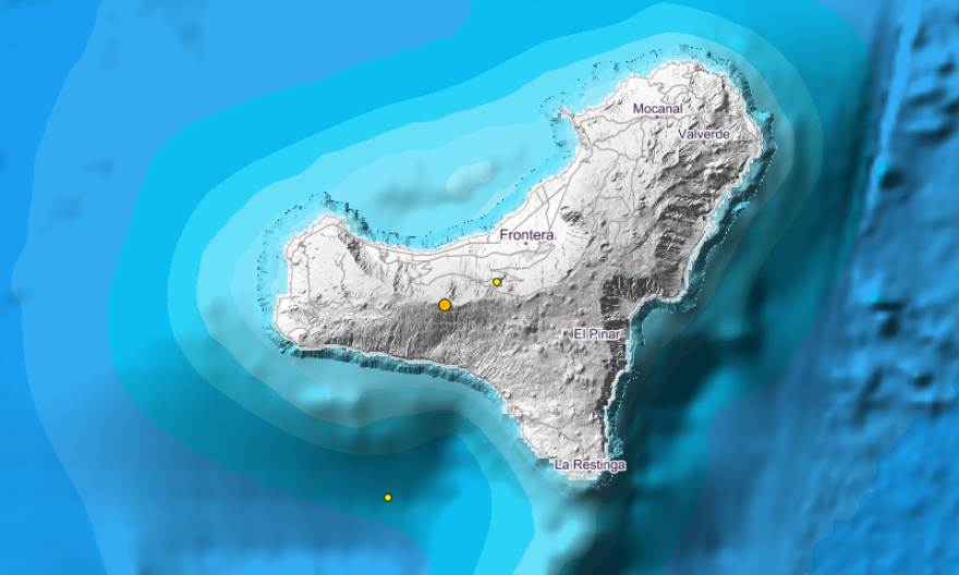 Erdbeben der Stärke 3,5 vor El Hierro registriert