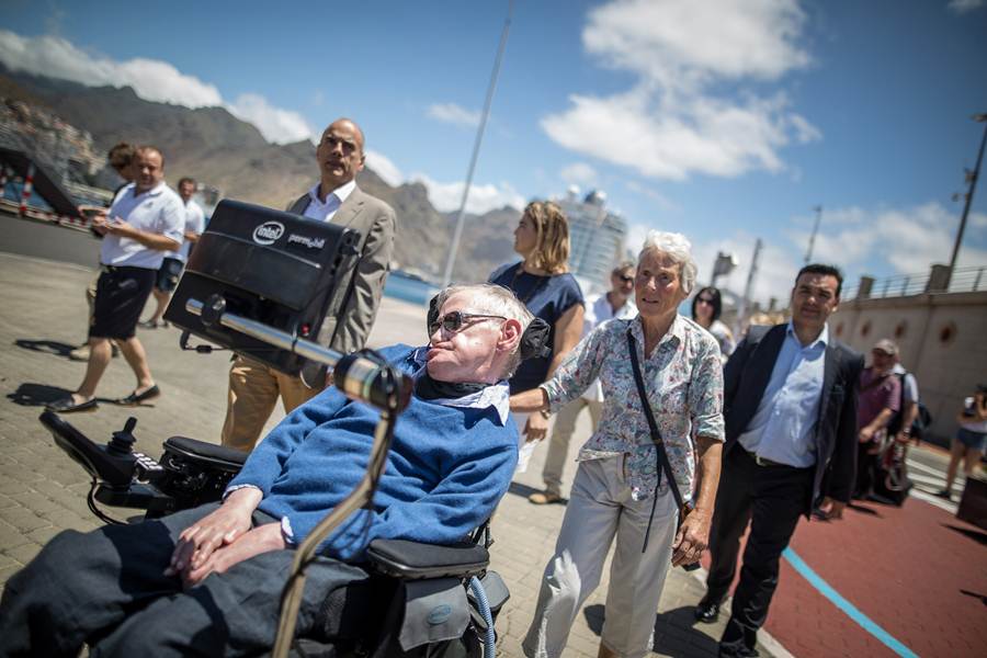 Physiker Stephen Hawking – kanarischer Ehrenprofessor – im Alter von 76 Jahren verstorben