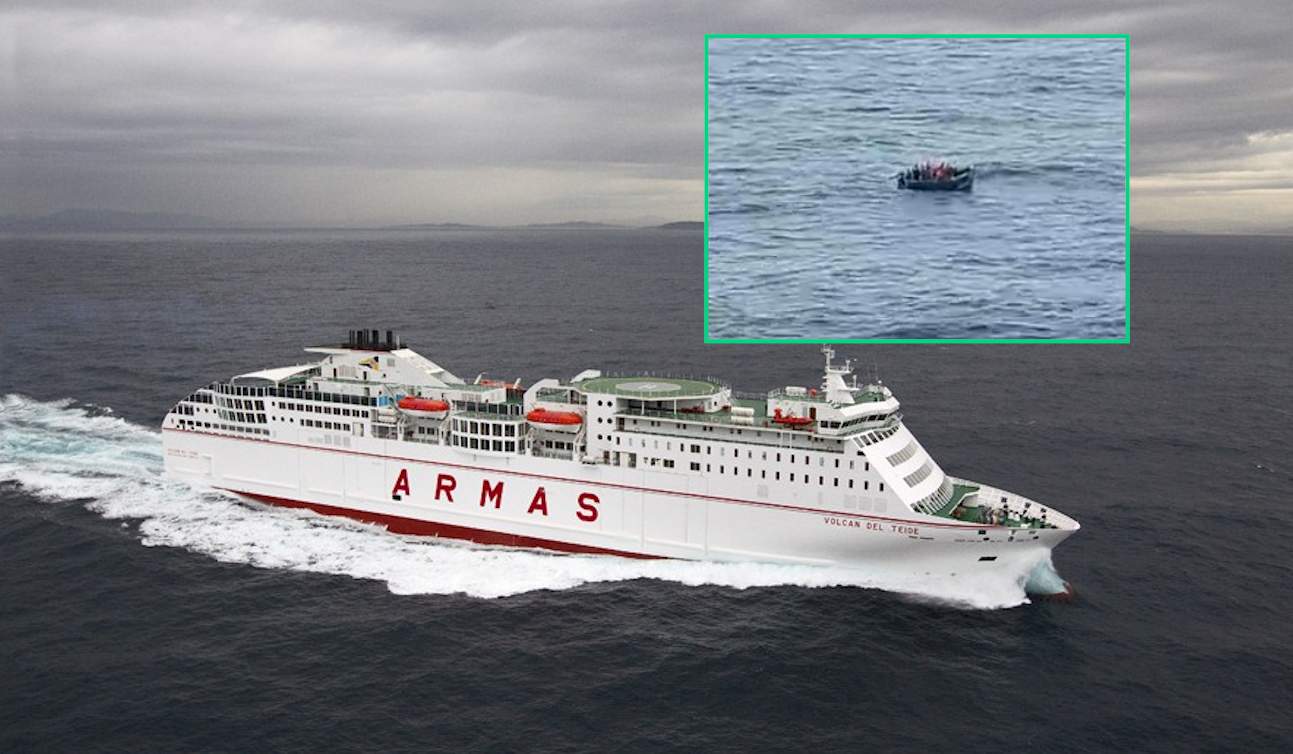 Flüchtlinge auf Patera vor La Graciosa entdeckt Flüchtlinge auf Patera vor La Graciosa entdeckt