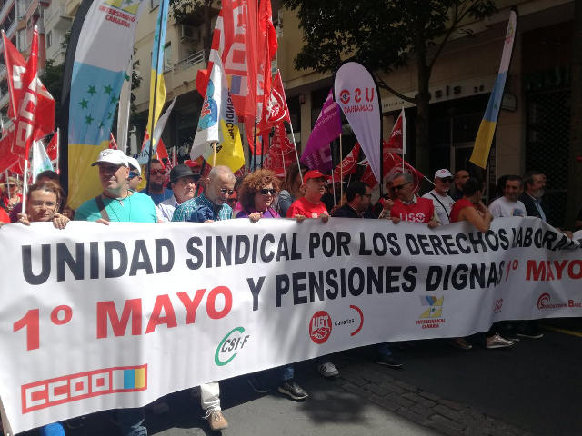 1. Mai-Demos in Las Palmas und Santa Cruz – UGT will Generalstreik