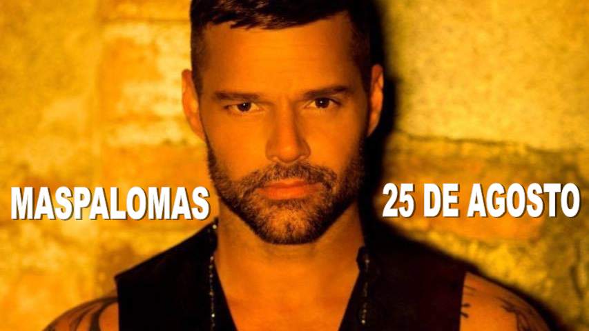 Ricky Martin gibt Konzert in Maspalomas am 25. August 2018