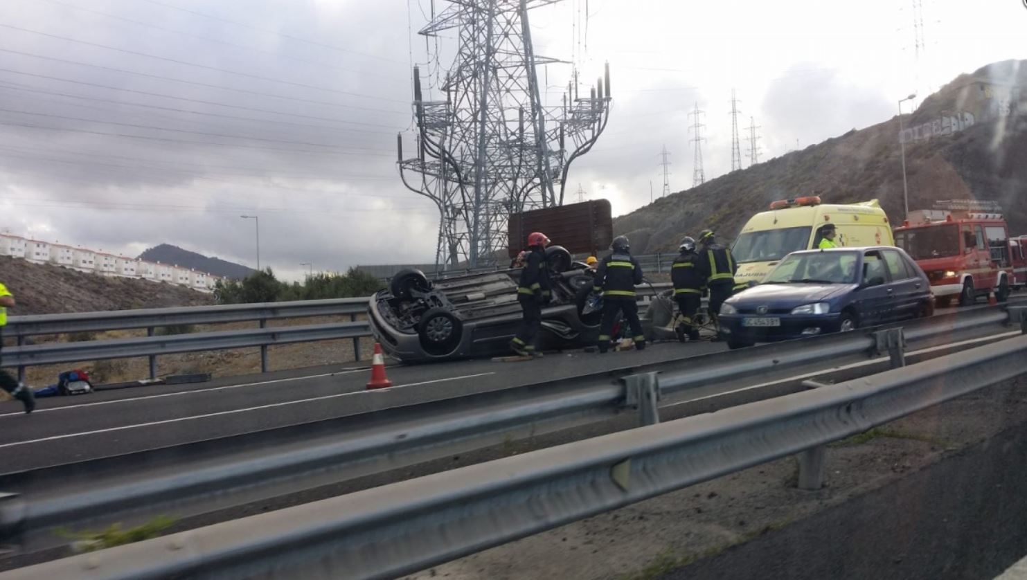 Frau stirbt bei Autounfall auf der GC-3 in Las Palmas