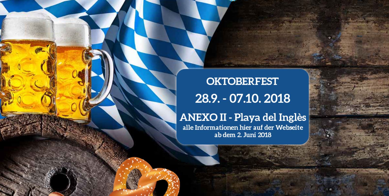 Neues Oktoberfest in Playa del Ingles Anexo II 2018