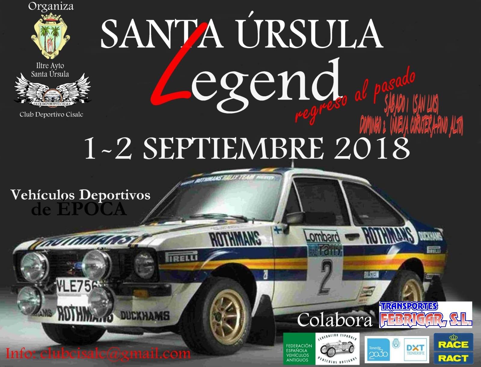 Ausstellung klassischer Rennwagen in Santa Ursula