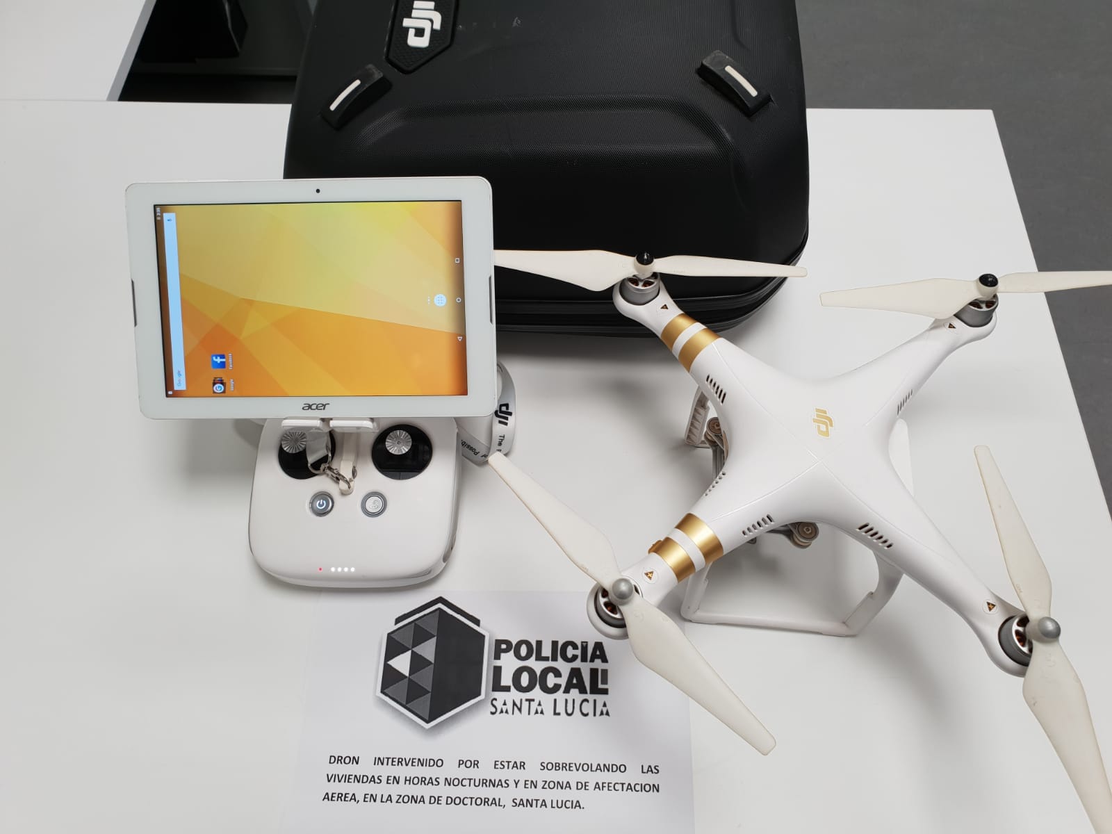 Drohne in Santa Lucia beschlagnahmt