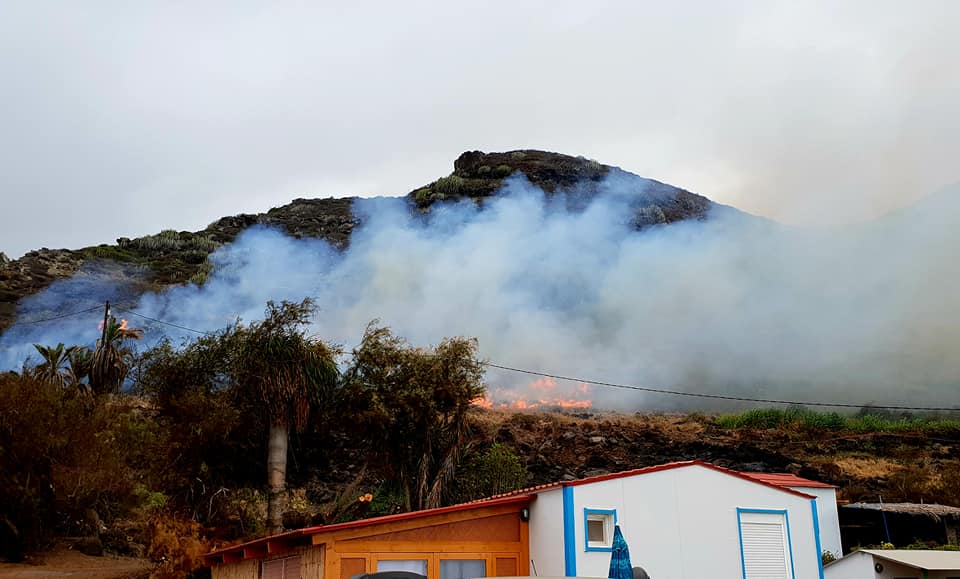 Buschbrand bei La Fajana de Barlovento auf La Palma gelöscht