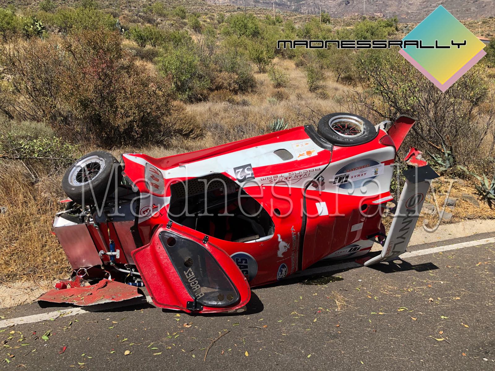 Unfall bei der Madnessrally auf Gran Canaria – Luis Monzon Artiles wurde Sieger