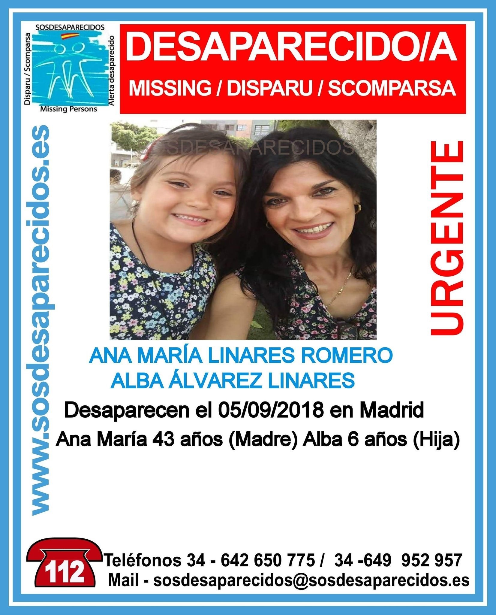 Mutter und Tochter von Fuerteventura in Madrid vermisst