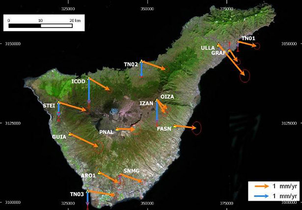 Insel Teneriffa wandert in Richtung Gran Canaria
