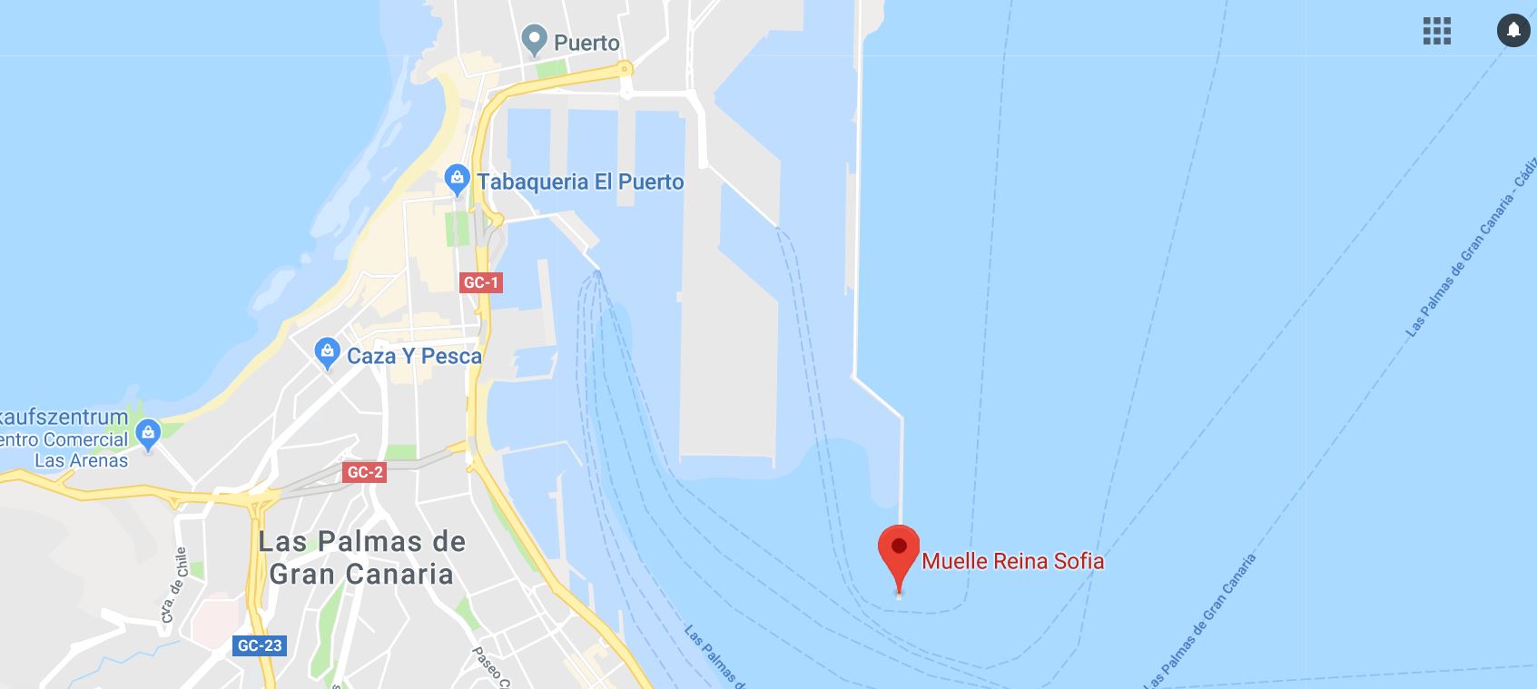 Hafenmole Muelle Reina Sofia in Las Palmas wird um 400m verlängert