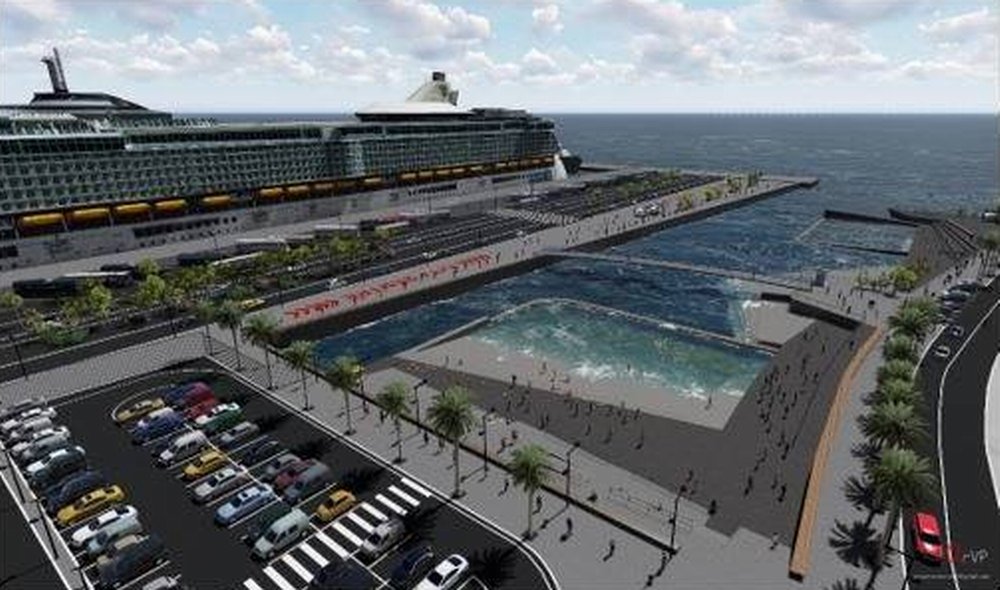 Naturschwimmbecken im Hafen von Arrecife geplant
