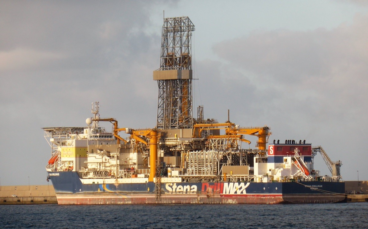Bohrschiff Stena DrillMAX wieder in Las Palmas