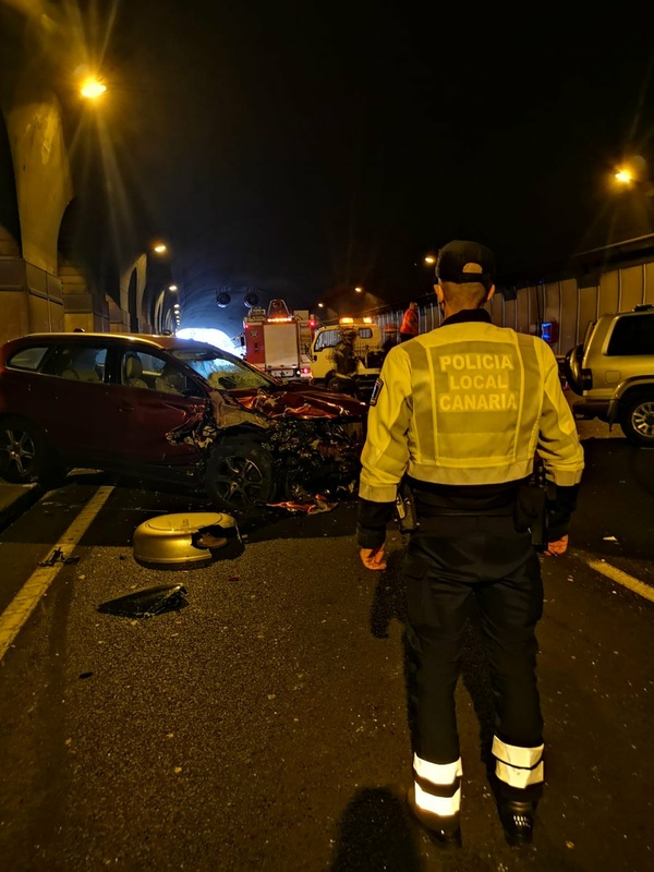 Autofahrer bei Unfall im La Ballena-Tunnel in Las Palmas verstorben