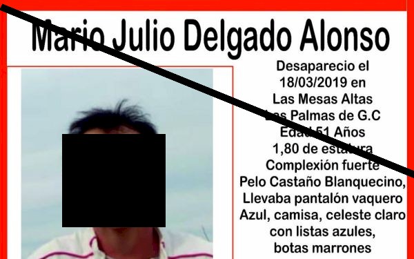 Vermisster Julio Delgado Alonso tot aufgefunden