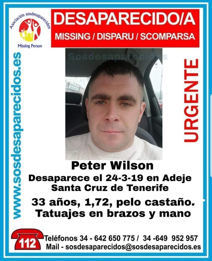 Vermisst: Peter Wilson aus Irland in Adeje verschwunden