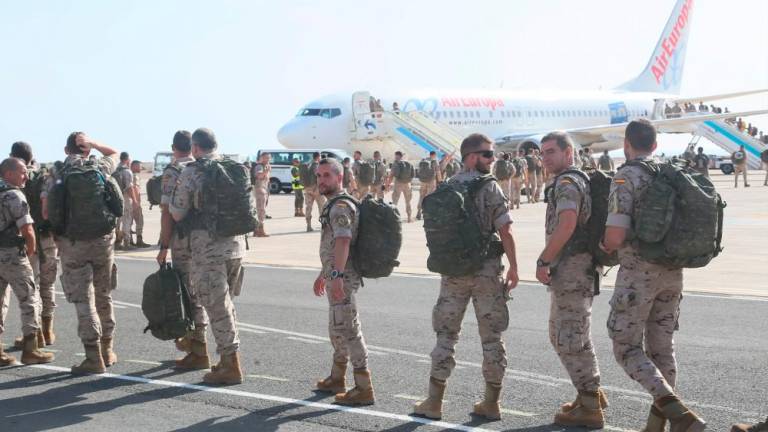 350 Soldaten von den Kanaren auf den Weg in den Irak