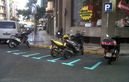 500 neue Motorrad-Parkplätze für Las Palmas