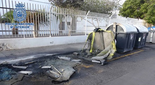 4 Brandstifter in Arrecife festgenommen