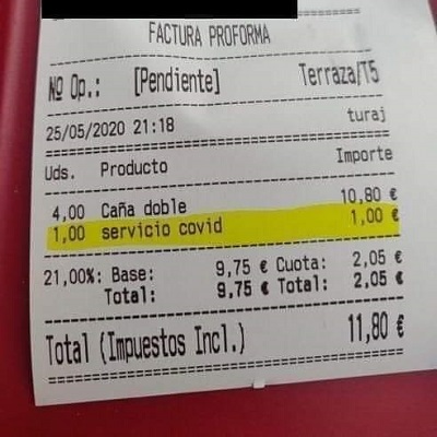 Covid-Gebühr ist nicht legal
