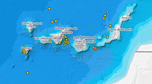 52 Erdbeben im letzten Monat