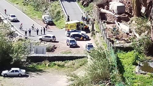 ​Radfahrer stirb auf der GC 504 in San Bartolomé de Tirajana