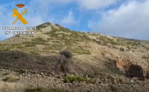 Guardia Civil zerstört Artilleriegranaten auf Lanzarote