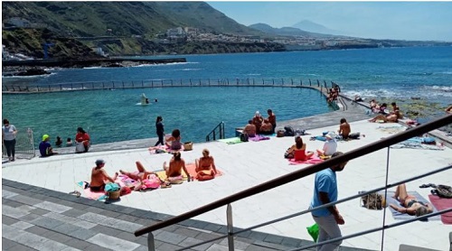 Naturschwimmbad von Arenisco wegen Renovierungsarbeiten nur eingeschränkt nutzbar